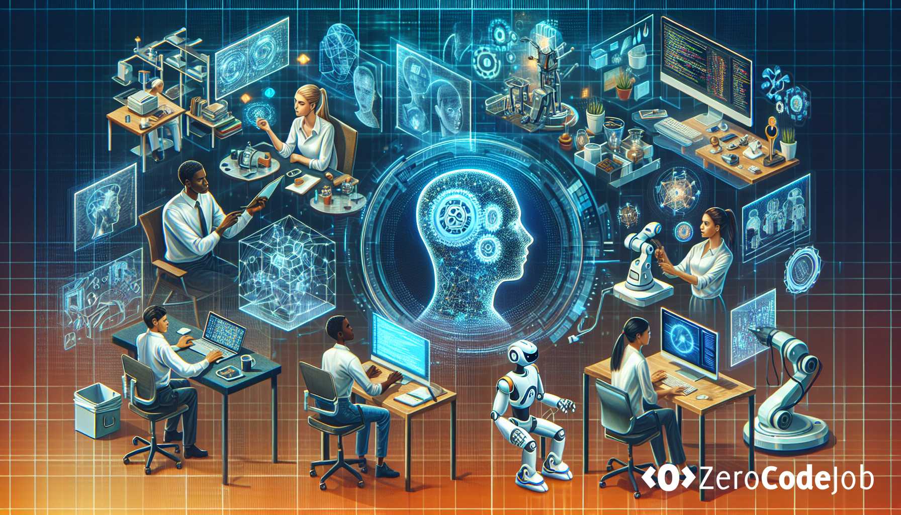 L'IA trasforma il lavoro: opportunità e sfide nel futuro.